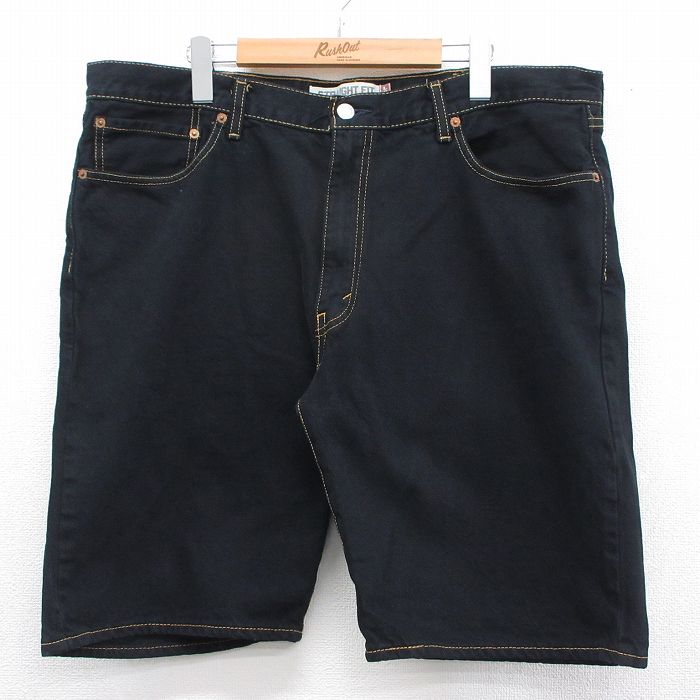 リーバイス505 ショートパンツ ブラック 実寸W39 | 古着