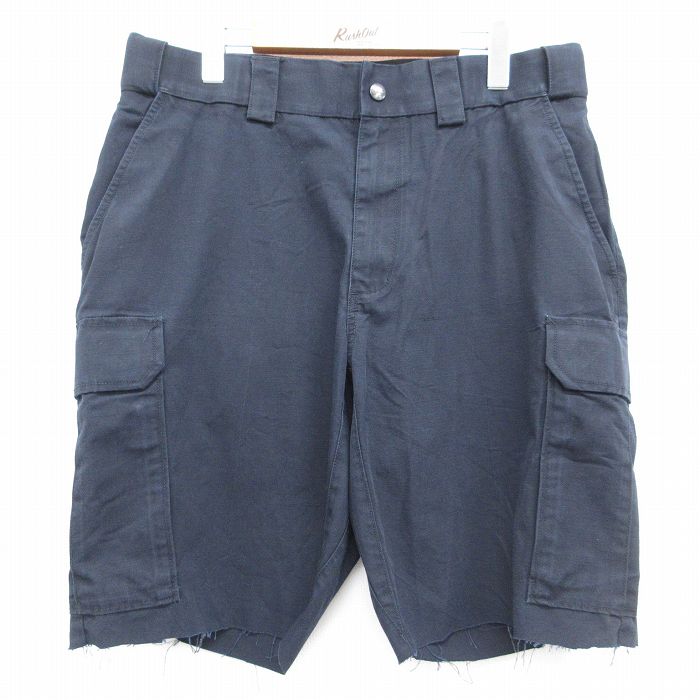 5.11タクティカル ショートカーゴパンツ リップストップ ブラック 実寸W36 | 古着