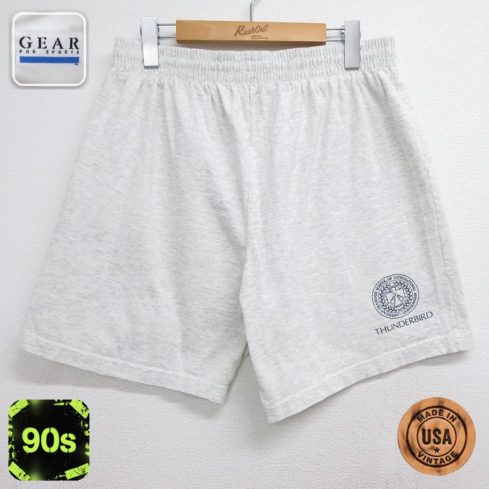 リー 90s ショートパンツ サンダーバード グレー 実寸W35 | 古着