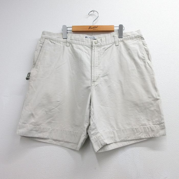 コロンビア 00s ショートパンツ ベージュ 実寸W38 | 古着