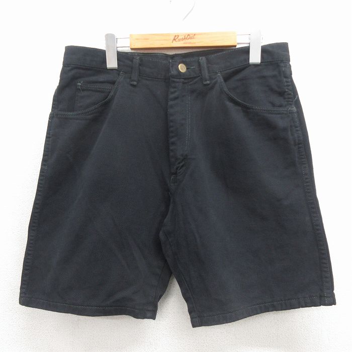 ラングラー 00s ショートパンツ ブラック 実寸W33 | 古着