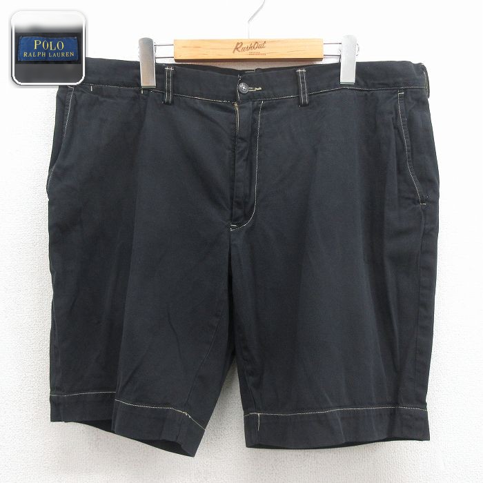 ラルフローレン ショートパンツ ブラック 実寸W38 | 古着