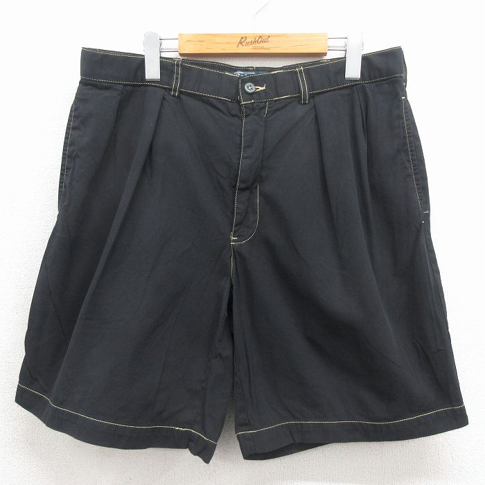ラルフローレン ショートパンツ ワンポイントロゴ ブラック 実寸W34 | 古着