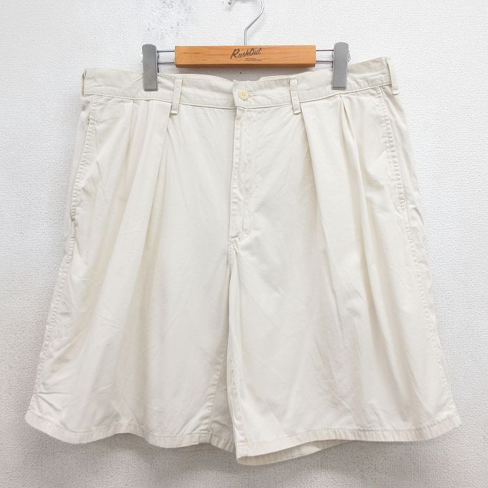 ラルフローレン 90s ショートチノパンツ ホワイト 実寸W36 | 古着