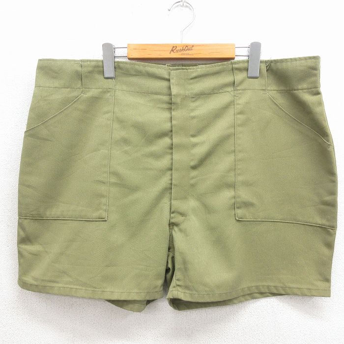 70s ショートパンツ ボーイスカウト カーキ 実寸W41 | 古着