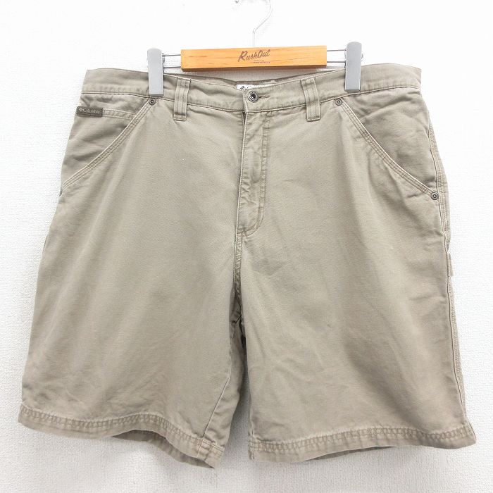 コロンビア ショートペインターパンツ ベージュ 実寸W35 | 古着