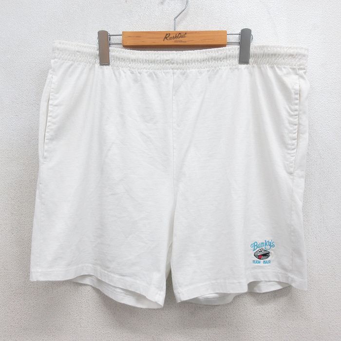 ショート イージー パンツ 貝 ホワイト 実寸W39 | 古着