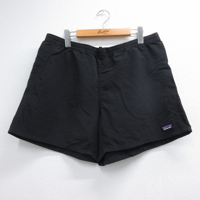 パタゴニア ショートナイロンバギーズパンツ ブラック 実寸W35 | 古着