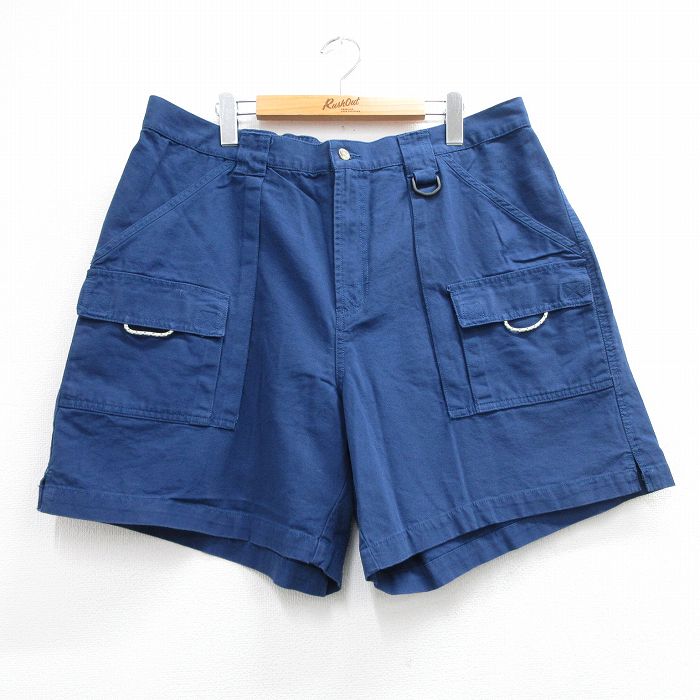 コロンビア PFG ショートパンツ ネイビー 実寸W39 | 古着