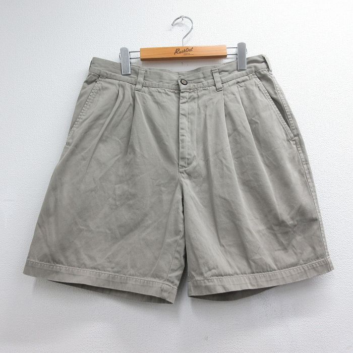 STRUCTURE ショートパンツ ベージュ 実寸W34 | 古着