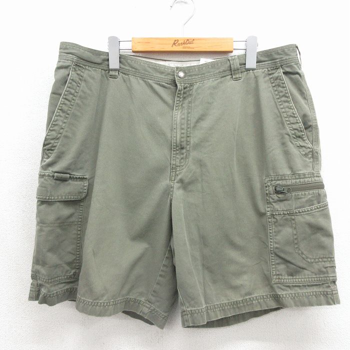 コロンビア ショートカーゴパンツ カーキ 実寸W38 | 古着