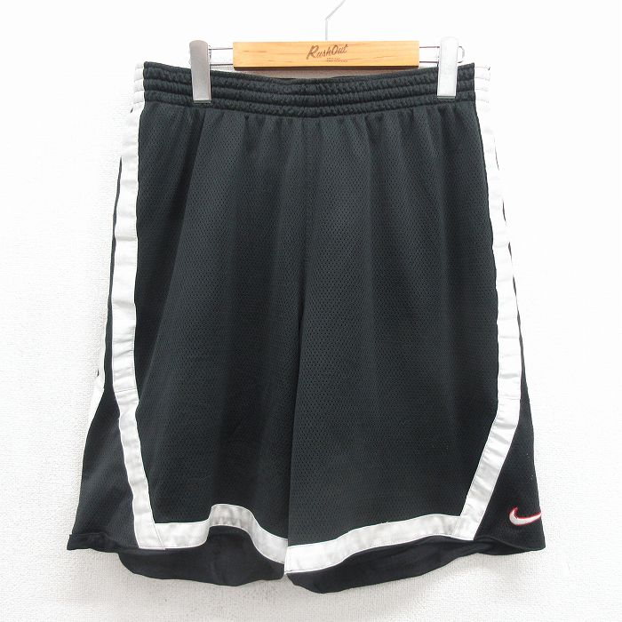 ナイキ 00s ショートパンツ ワンポイントロゴ ブラック 実寸W35 | 古着