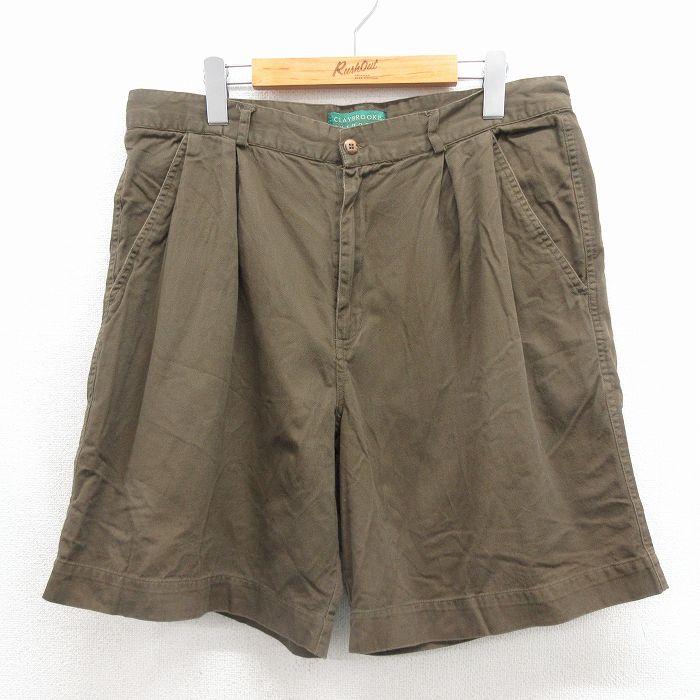 実寸W36 00s ショートパンツ ブラウン | 古着