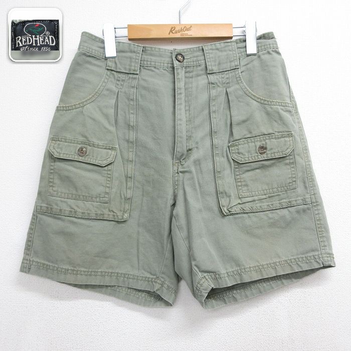 レッドヘッド ショートブッシュパンツ カーキ W33 | 古着
