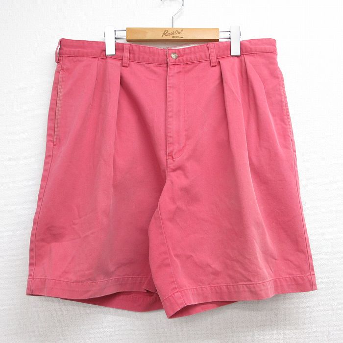 ラルフローレン 90s ショートチノパンツ ピンク 実寸W37 | 古着