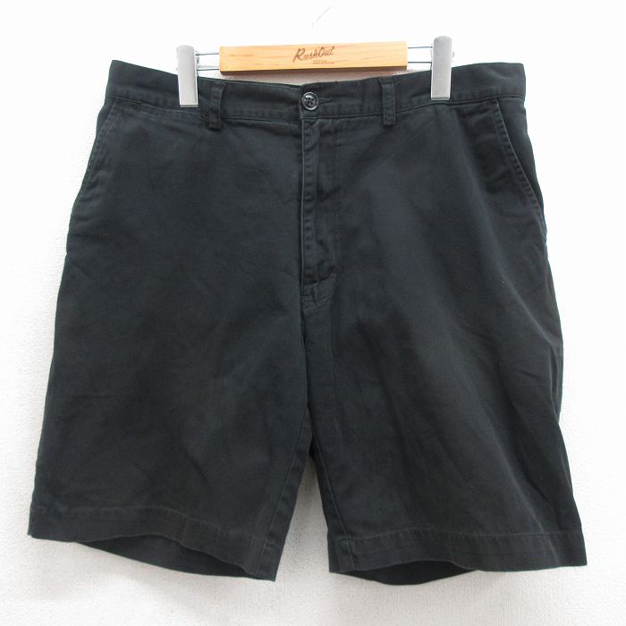 ラルフローレン 90s ショートチノパンツ PROSPECT ブラック 実寸W35 | 古着