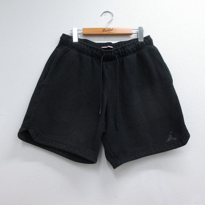 実寸W34 ショートスウェットパンツ マイケルジョーダン ブラック | 古着