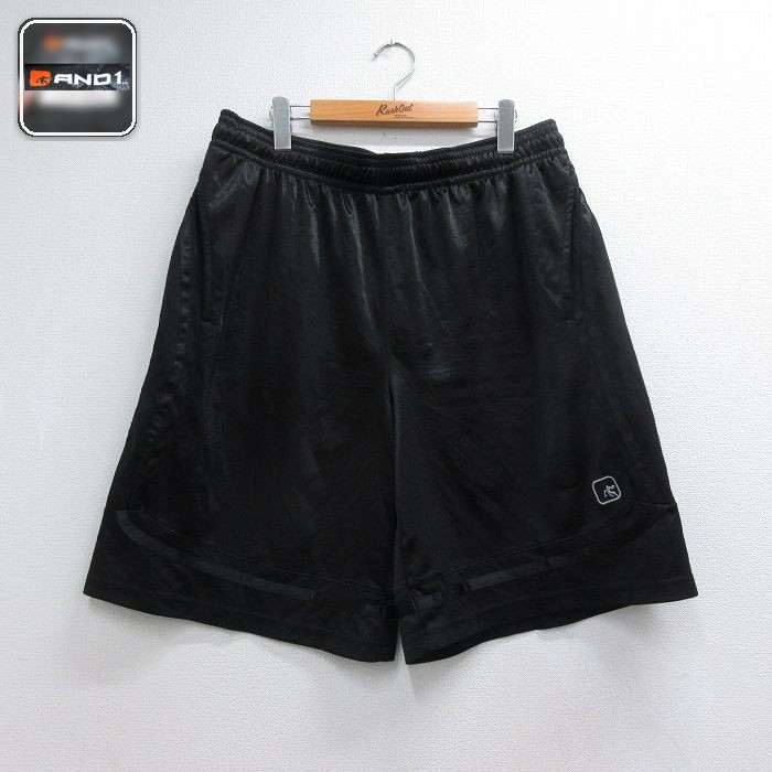 AND1 ショートパンツ ブラック 実寸W36 | 古着