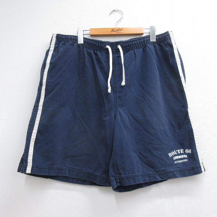 ルート66 00s ショートパンツ ネイビー 実寸W36 | 古着