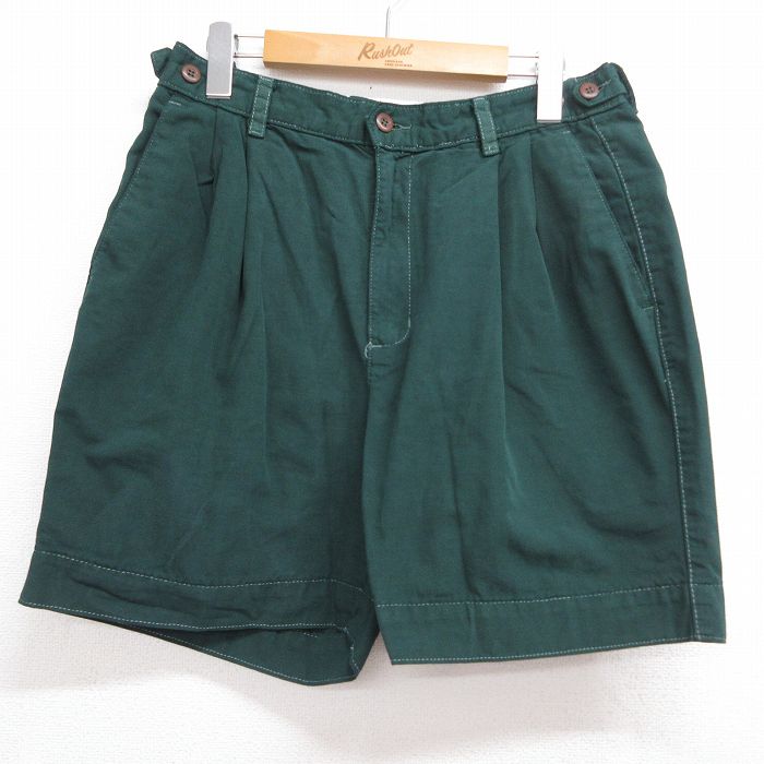 ドッカーズ ショートパンツ グリーン 実寸W31 | 古着