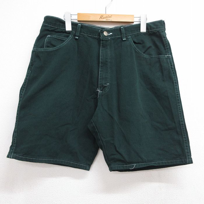 ラングラー 90s ショートパンツ グリーン 実寸W35 | 古着