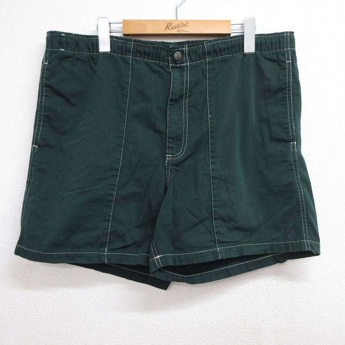 ラルフローレン 90s ショートパンツ ワンポイントロゴ グリーン 実寸W33 | 古着