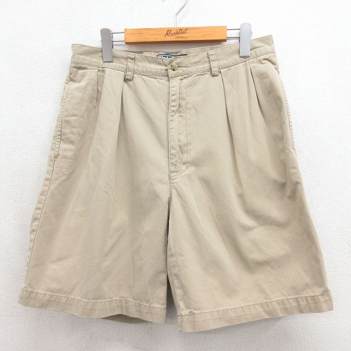 ラルフローレン 90s ショートチノパンツ TYLER ベージュ 実寸W33 | 古着