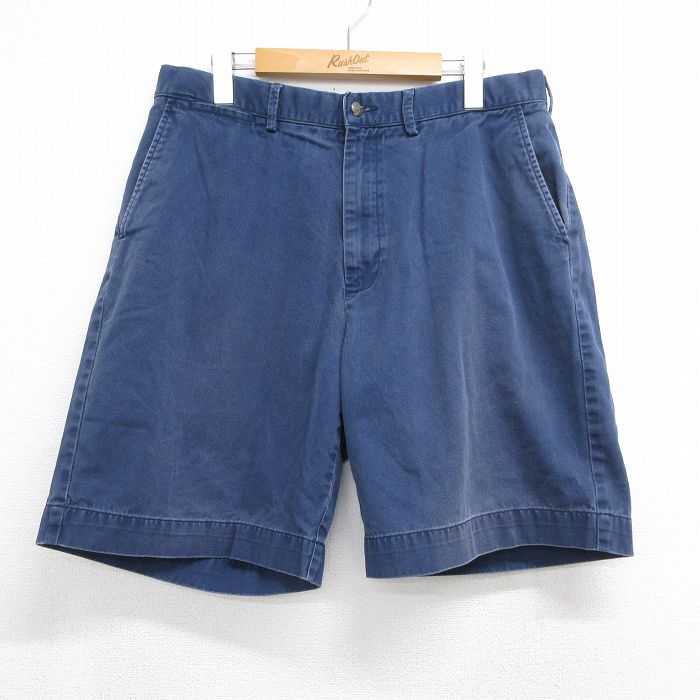 ラルフローレン 90s ショートチノパンツ PROSPECT ネイビー 実寸W34 | 古着