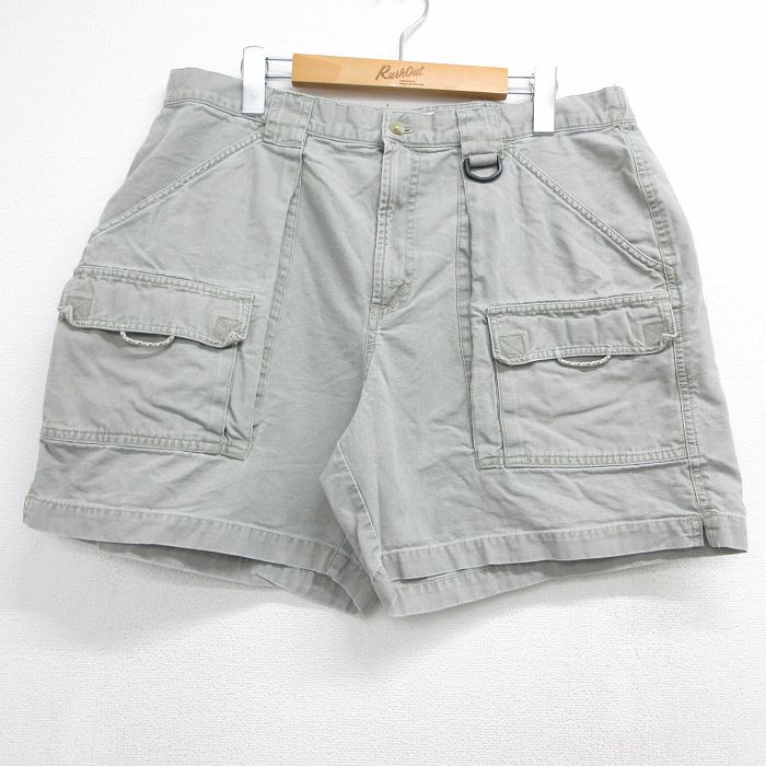 コロンビア 00s ショートブッシュパンツ PFG グレー 実寸W37 | 古着