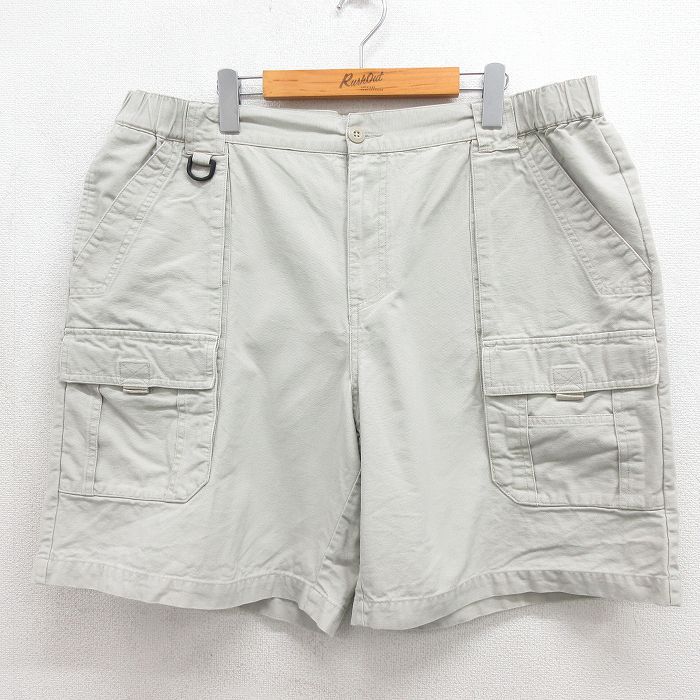 コロンビア 00s ショートブッシュパンツ ベージュ 実寸W40 | 古着