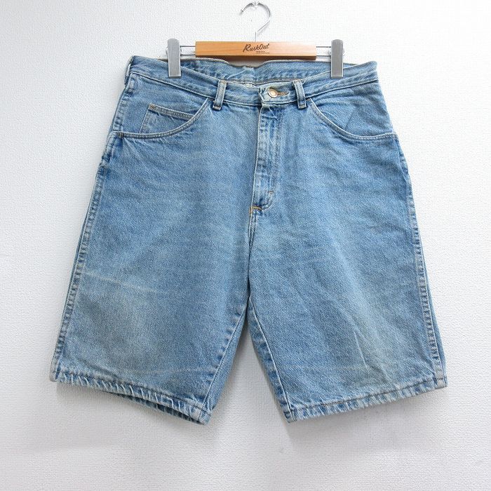 ラングラー 00s ショートパンツ デニム ネイビー 実寸W33 | 古着