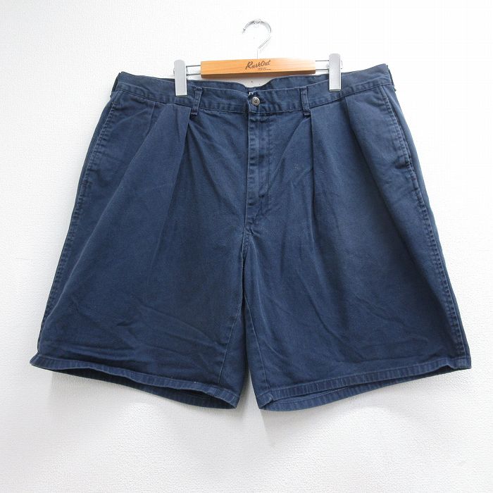 ラルフローレン 90s ショートチノパンツ ネイビー 実寸W38 | 古着