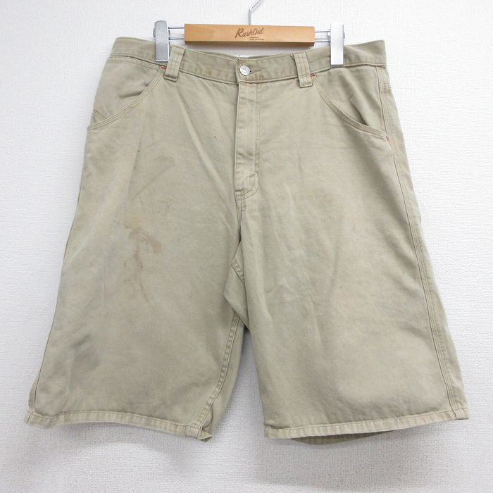 リーバイス 00s ハーフパンツ ベージュ 実寸W33 | 古着