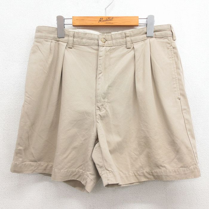 ラルフローレン 90s ショートチノパンツ ANDREW ベージュ 実寸W34 | 古着