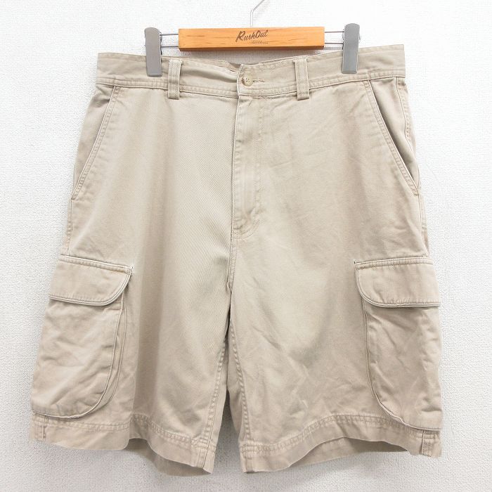 ラルフローレン 90s ショートカーゴチノパンツ ベージュ 実寸W33 | 古着