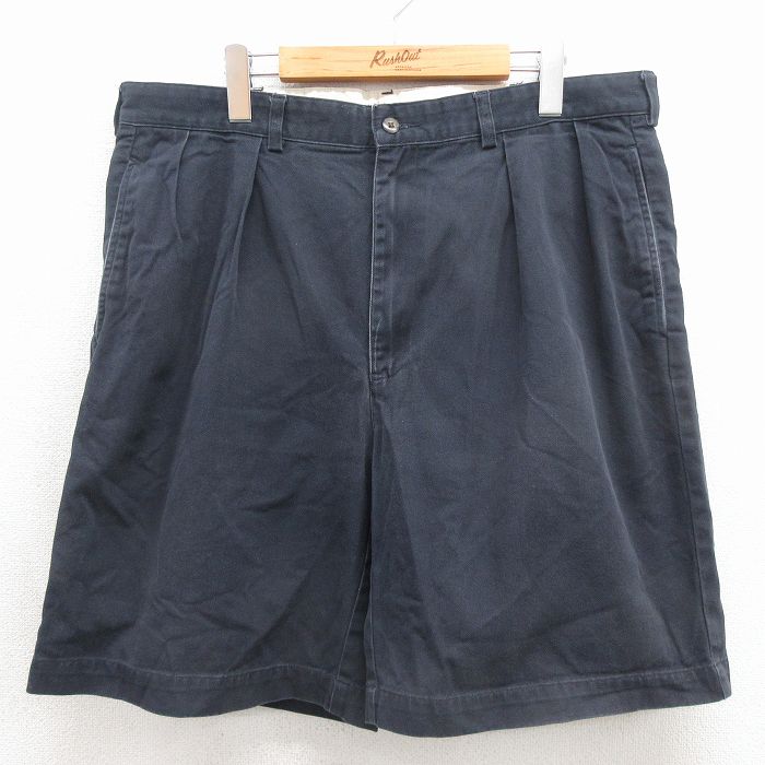 ラルフローレン 90s ショートチノパンツ TYLER ネイビー 実寸W36 | 古着