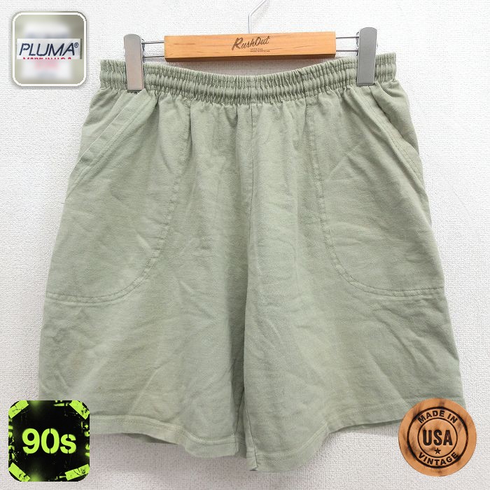 PLUMA 90s ショートパンツ カーキ W33 | 古着