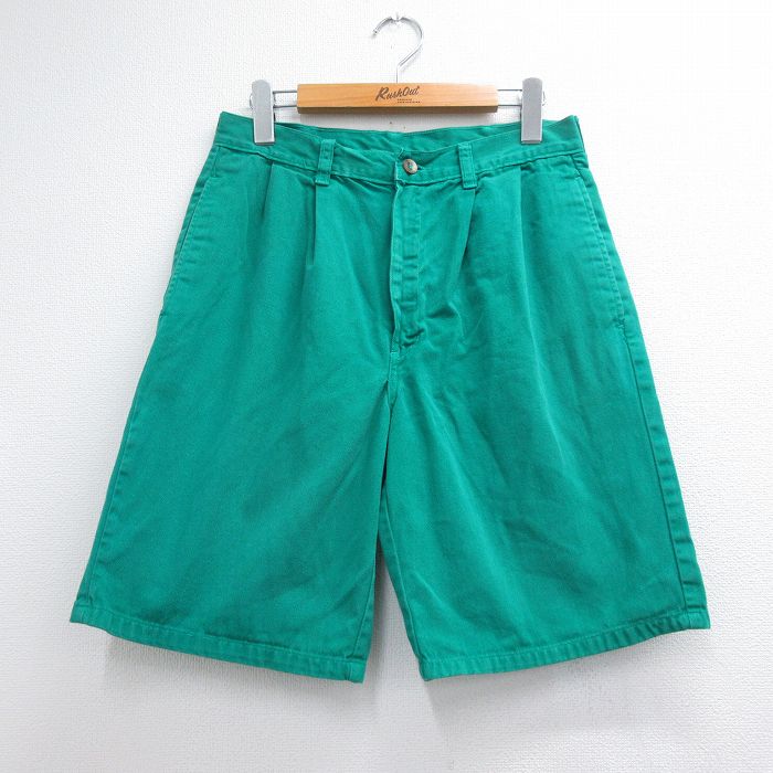 ダックヘッド ショートパンツ グリーン 実寸W29 | 古着