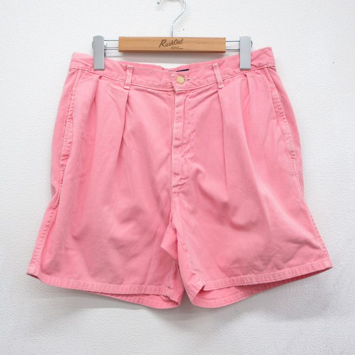 ラルフローレン 90s ショートパンツ ピンク 実寸W31 | 古着