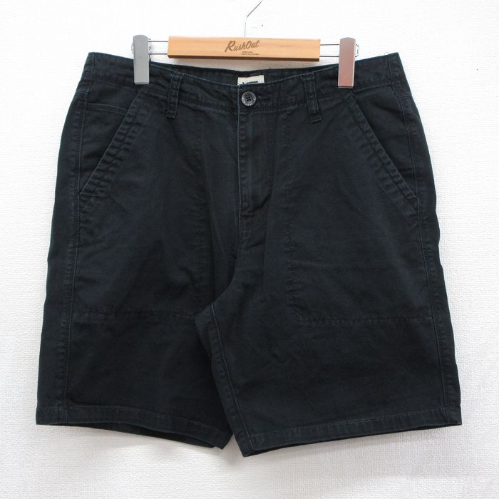 バンズ ショートパンツ ブラック 実寸W32 | 古着