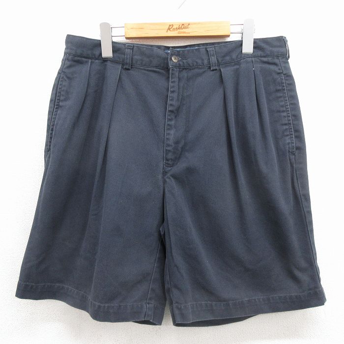 ラルフローレン 90s ショートチノパンツ TYLER ブラック 実寸W34 | 古着