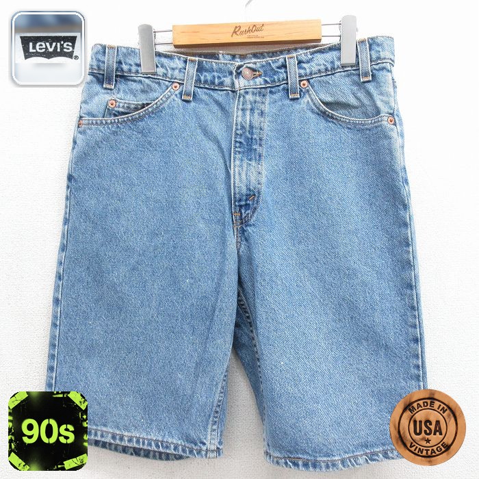 リーバイス550 90s ショートパンツ ネイビー 実寸W32 | 古着