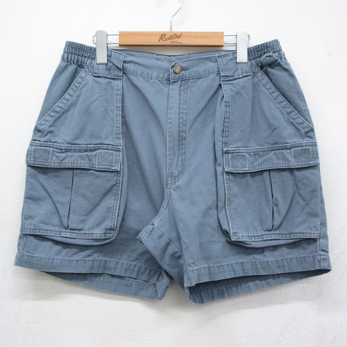 レッドヘッド 00s ショートブッシュパンツ グレー 実寸W35 | 古着