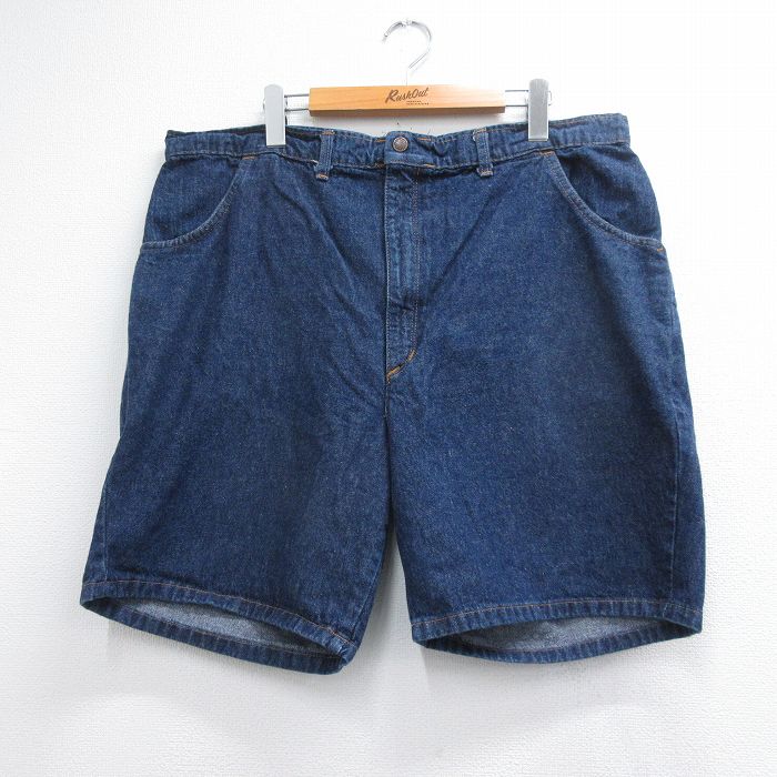 実寸W38 ショートパンツ ネイビーデニム | 古着