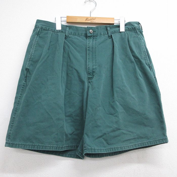 ラルフローレン 90s ショートチノパンツ グリーン 実寸W36 | 古着