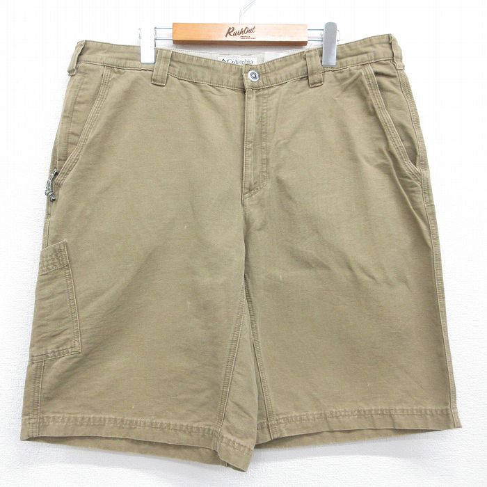 コロンビア 00s ショートパンツ ブラウン 実寸W37 | 古着