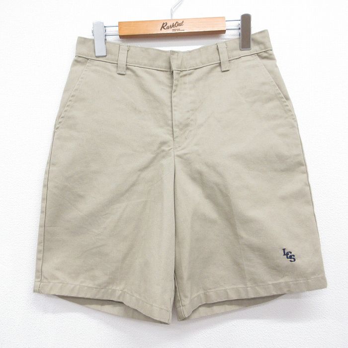 実寸W29 ショートワークパンツ ベージュ メンズ | 古着