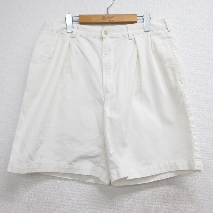 ラルフローレン 90s ショートチノパンツ TYLER ベージュ 実寸W36 | 古着