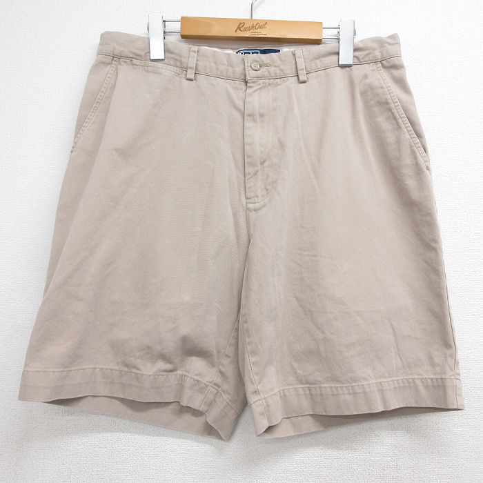 ラルフローレン 90s ショートチノパンツ PROSPECT ベージュ 実寸W34 | 古着