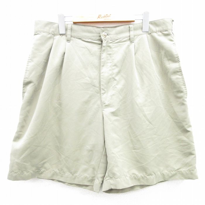 実寸W36 ショートパンツ ベージュ メンズ | 古着